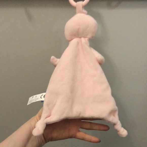 Baby Gund Flamingo Teether Lovey Toothpick Pink Security Blanket Aubrey - Picture 5 of 10